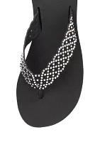 Dasina Thong Wedge Sandals