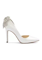 Prizma Bridal Bow Pumps