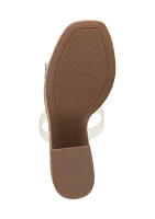 Samhita Cork Lucite Sandals