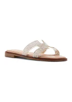 Hailey Rhinestone H-Band Sandals