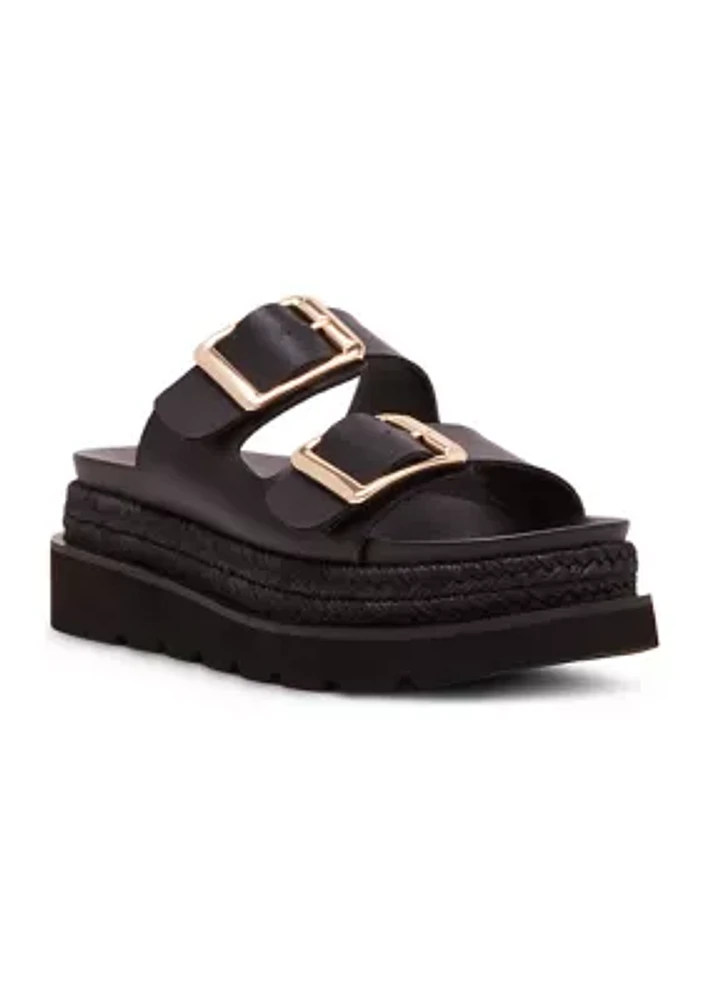 Mythical 2 Band Flatform Sandals