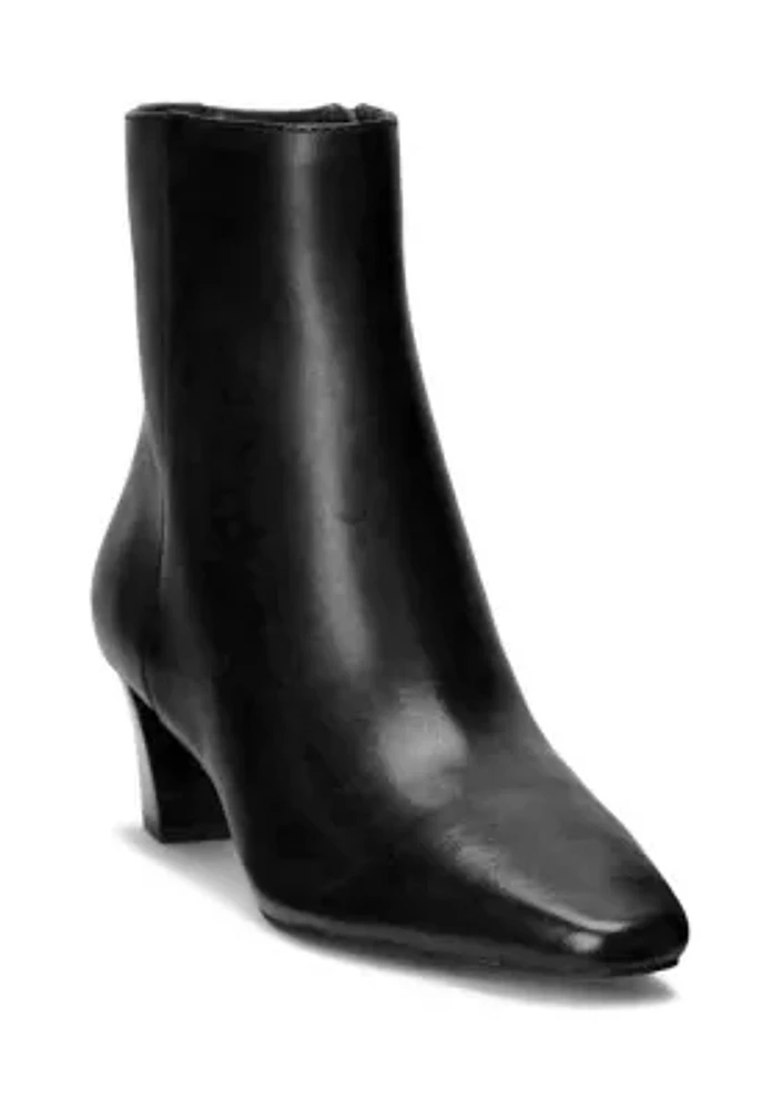 Willa Burnished Leather Bootie