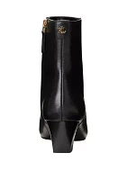 Willa Burnished Leather Bootie