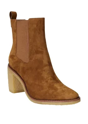 Marianna Water Repellent Suede Booties