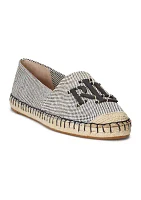 Cameryn III Canvas and Leather Espadrille Flats