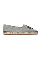 Cameryn III Canvas and Leather Espadrille Flats