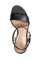 Gwen Burnished Leather Sandals