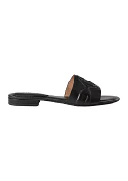 Alegra III Leather Slide Sandals