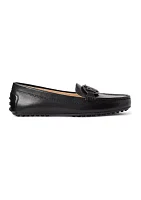 Brynn Burnished Leather Driver Loafers