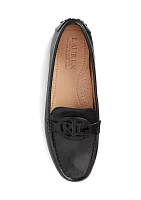 Brynn Burnished Leather Driver Loafers