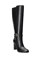 Manchester Burnished Leather Tall Boots