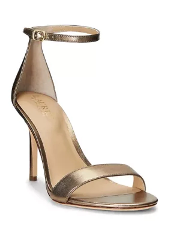 Allie Metallic Nappa Leather Sandals