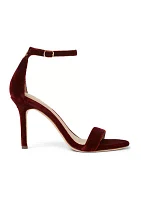 Allie Velvet Sandals