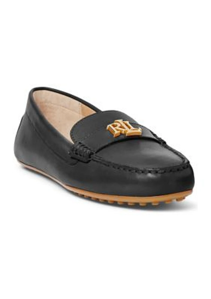 Barnsbury Burnished Leather Driver Loafers