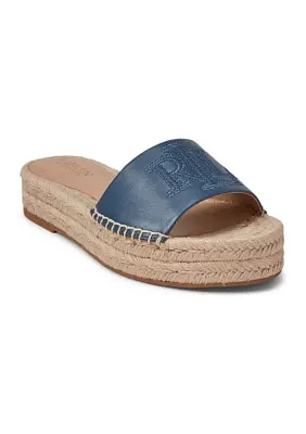 Leona Nappa Leather Espadrilles