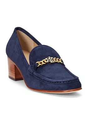 Winslet Suede Loafer Pumps