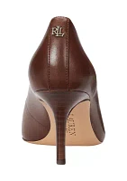 Lanette Burnished Leather Pumps