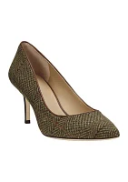 Lanette Herringbone Tweed Pumps