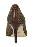 Lanette Herringbone Tweed Pumps