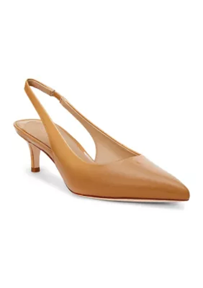 Lolah II Patent Leather Slingback Pumps