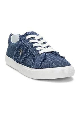 Janson Frayed Denim Sneakers