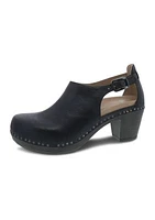 Sassy Heeled Buckle Clogs