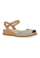 Cass Peep Toe Split Sandals