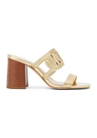 Alma Mid Block Heel Sandals