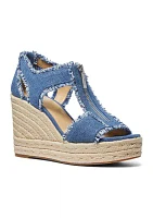 Women's Berkley Mid Wedge Fringed Sandals