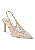 Kaye Crystal Slingback Heels