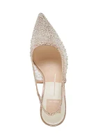 Kaye Crystal Slingback Heels