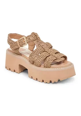 Lattice Sandals
