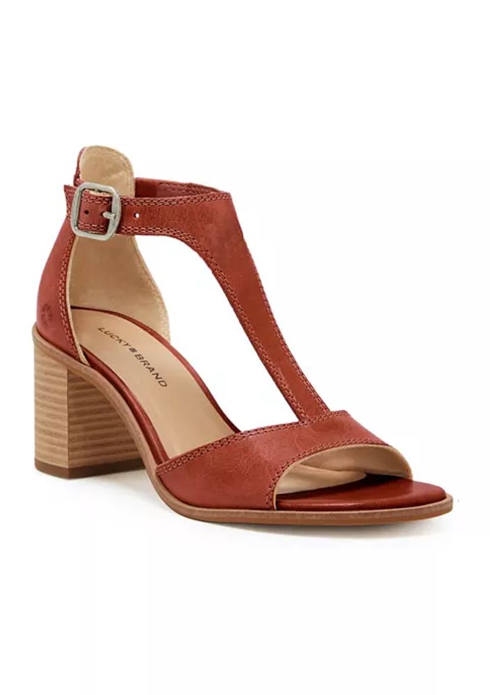Belk Sabeni T Strap Heeled Sandals | The Summit