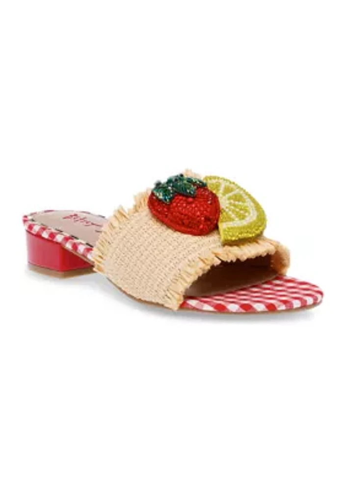 Lindy Fruit Sandals