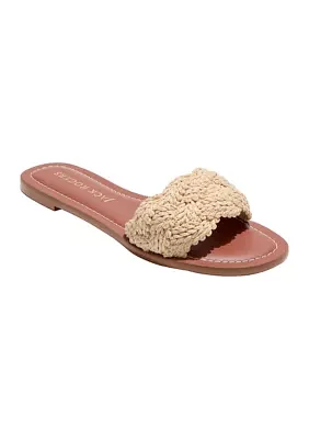 Dumont Woven Rope Flat Sandals