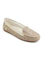 Millie Glitter Sherpa Lined Moccasins