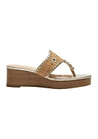 Jacks Mid Wedge Cork Sandals