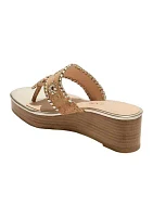 Jacks Mid Wedge Cork Sandals