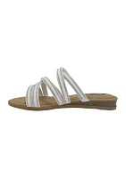 Glisten Wedge Flat Sandals