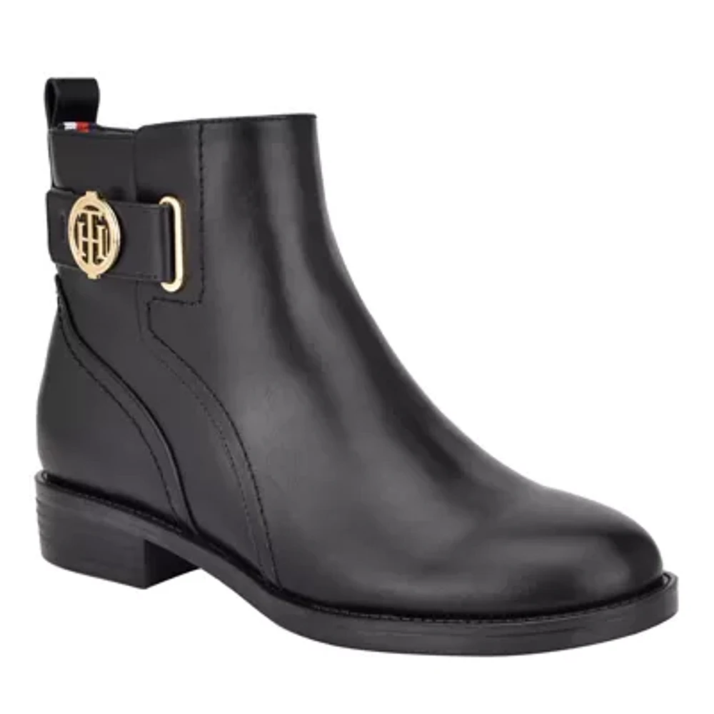 Rezin Ornamented Zip-Up Booties