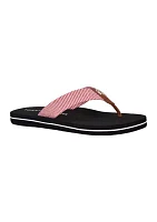 Carsun Seersucker Flip Flops