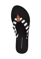 Ralmie Wedge Flip Flop Thong Sandals