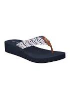 Reydli Wedge Flip Flop Sandals