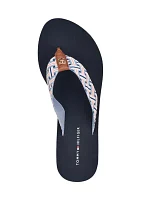 Reydli Wedge Flip Flop Sandals