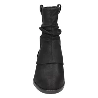 Twyla Slouch Block Heel Ankle Boots