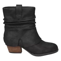 Twyla Slouch Block Heel Ankle Boots