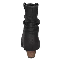 Twyla Slouch Block Heel Ankle Boots