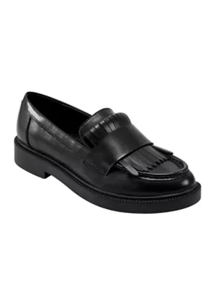 Calixy Almond Toe Slip On Casual Loafers