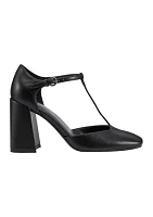 Cyrene Tapered Block Heel Dress Pumps