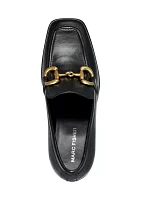 Harlae Sqaure Toe Slip On Dress Loafers